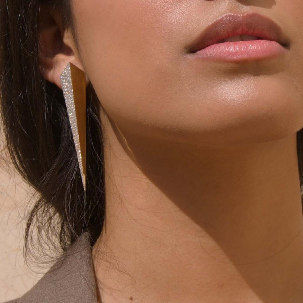 Palm Earring XL - Azza Fine Jewellery