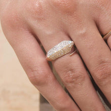 Load image into Gallery viewer, Palm Ring - Full Diamonds - Azza Fine Jewellery
