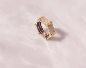 HRH 6 Row Ring - Azza Fine Jewellery